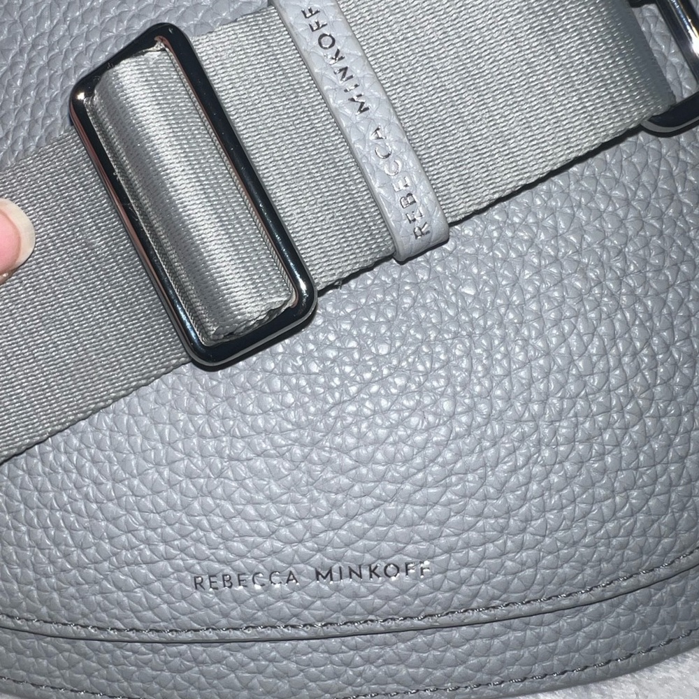 Rebecca minkoff Bree belt/sling bag, grey and black in color - Picture 5 of 8